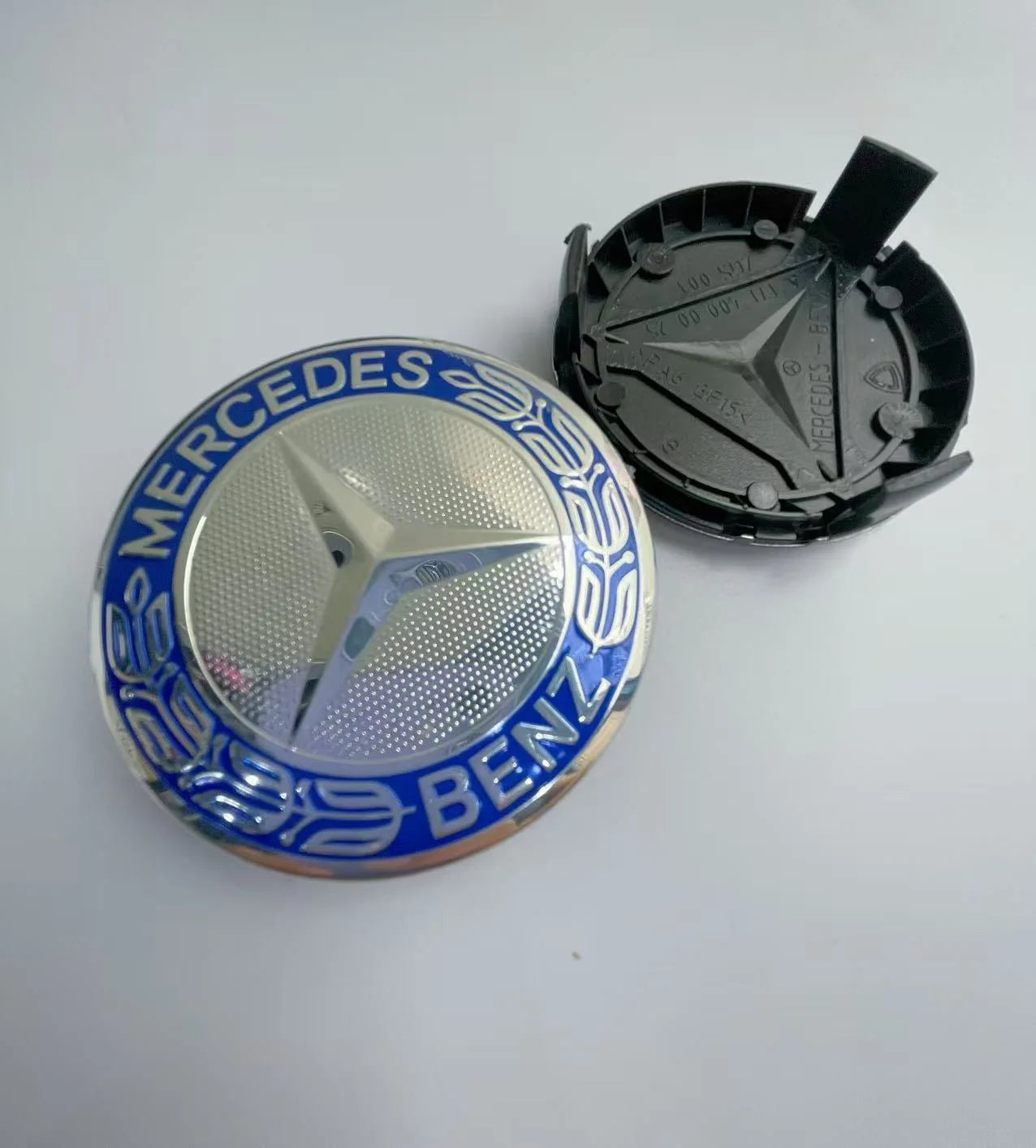 Mercedes-Benz 75mm Wheel Hub Center Cap Set (4-Piece)