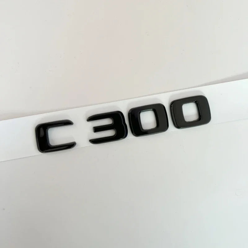 Mercedes-Benz C-Class Trunk Letter Emblems
