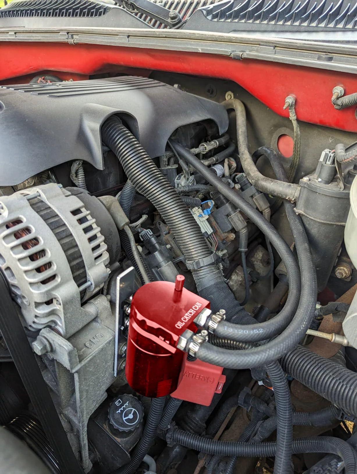 Aluminum Universal Oil Catch Reservoir Breather Can Tank Kit