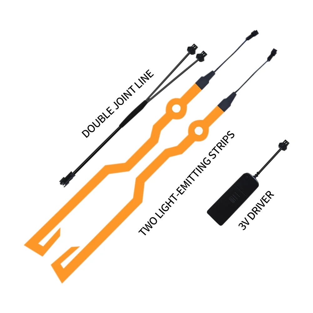 Motorcycle Helmet LED Lights for Night Riding