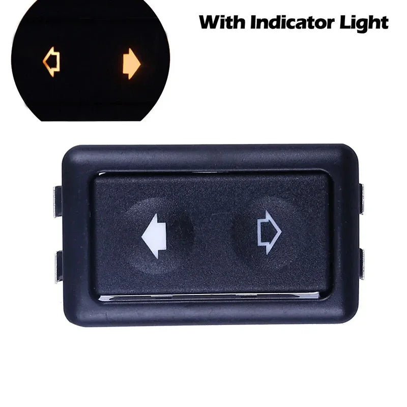 Bmw 6pin 12-24v Car Electric Window Switch Button Cover