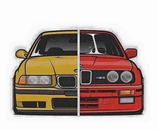 BMW 3 Series E30 E36 E46 E39 E38  Headlight Halo Angel Demon Eyes Kit Angel Eyes Light