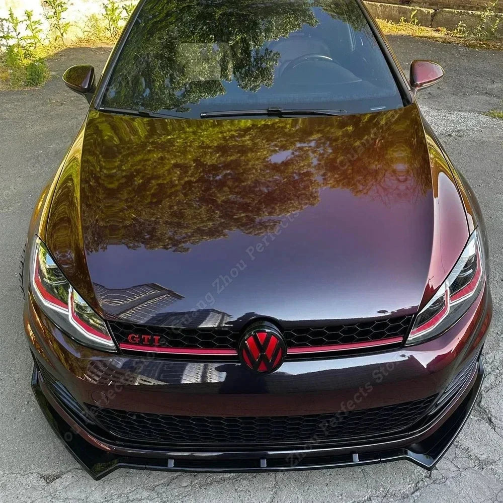 Maxton Style Gloss Black Front Bumper Splitter for VW Golf 7 & 7.5