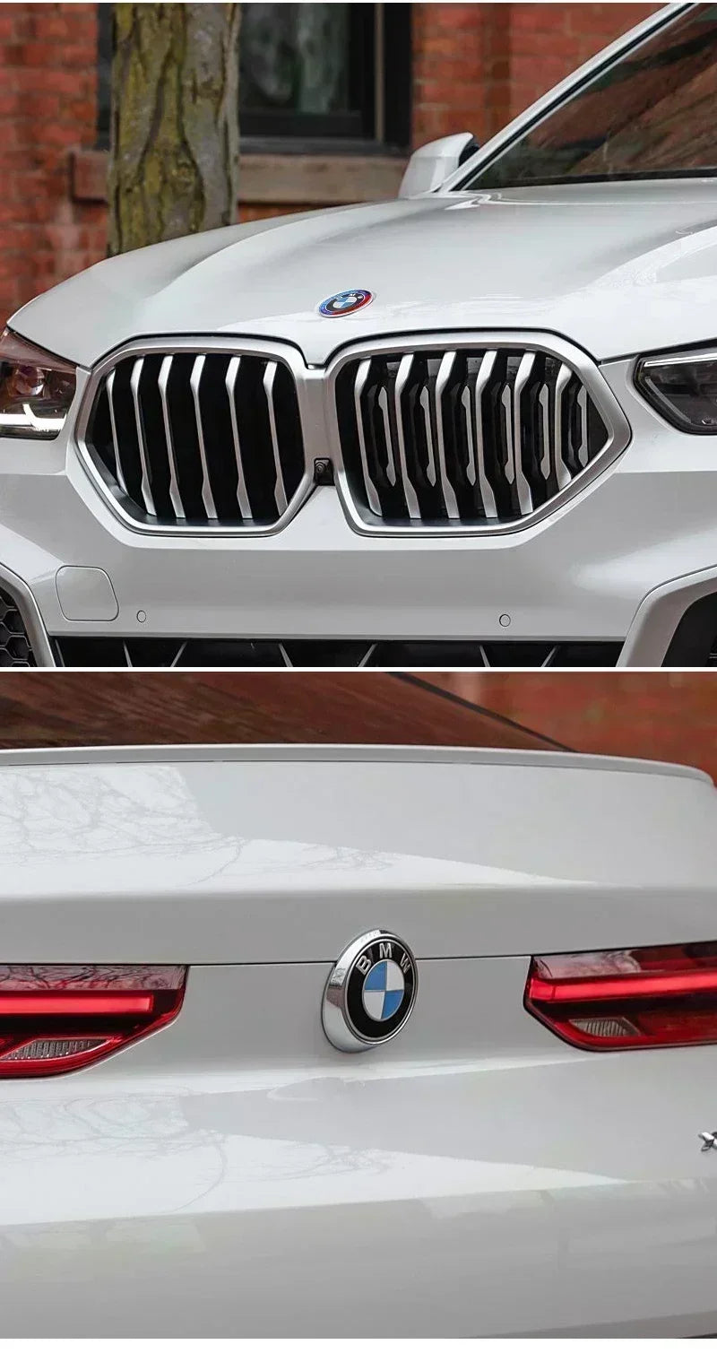 BMW Aluminum Badge – 82mm (2-Hole / 3-Hole)