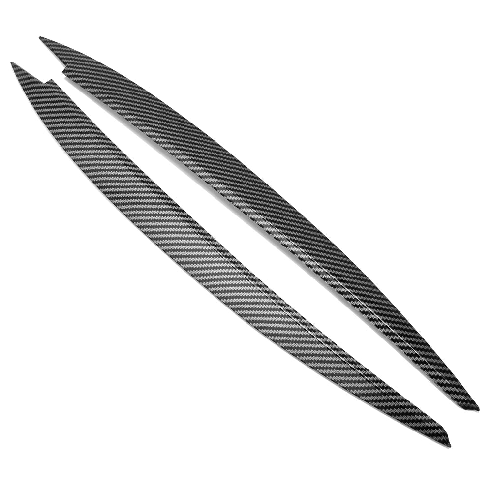 2-Piece Carbon Fiber Headlight Eyebrow Covers for VW Golf 7 GTI -R (2013-2017)