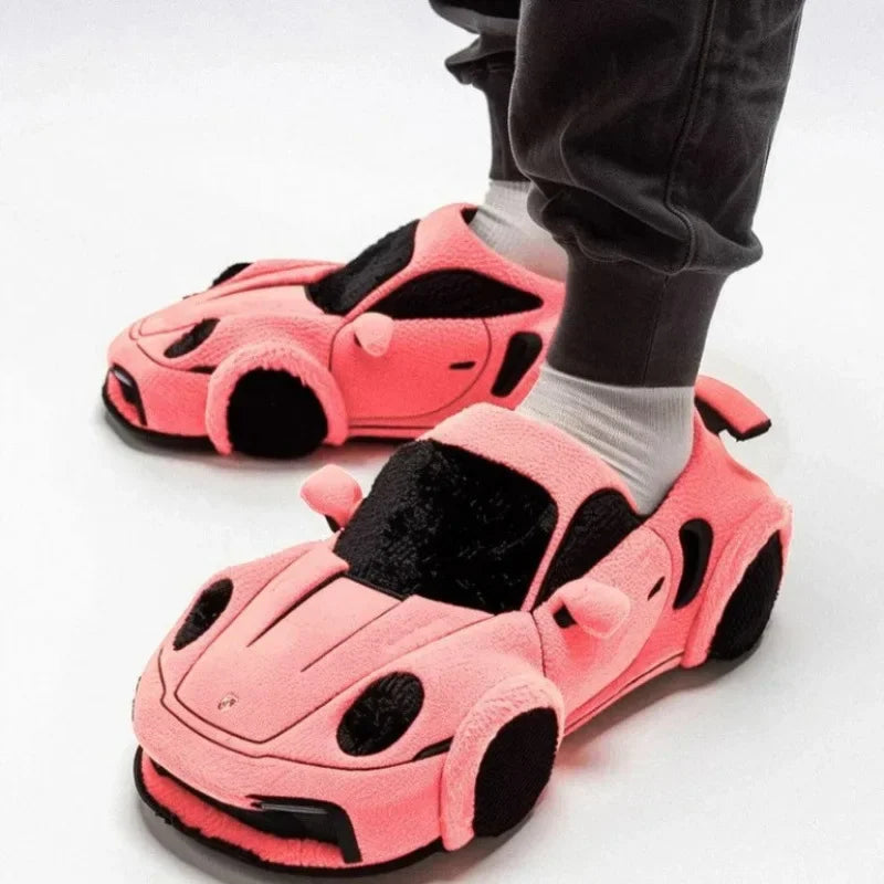 Car Plush Slippers Set UniSex