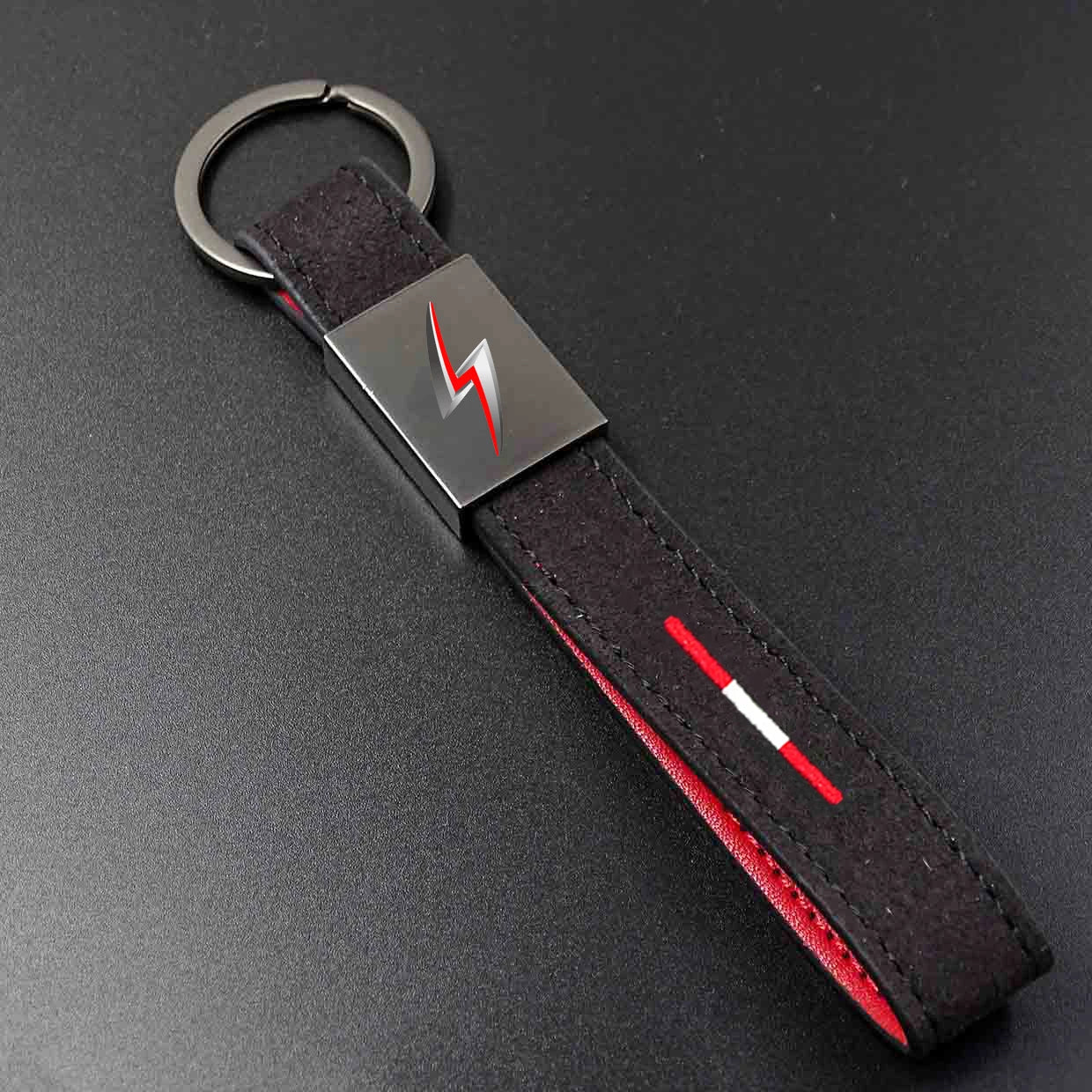 Alcantara Leather Keychain for Nissan Models