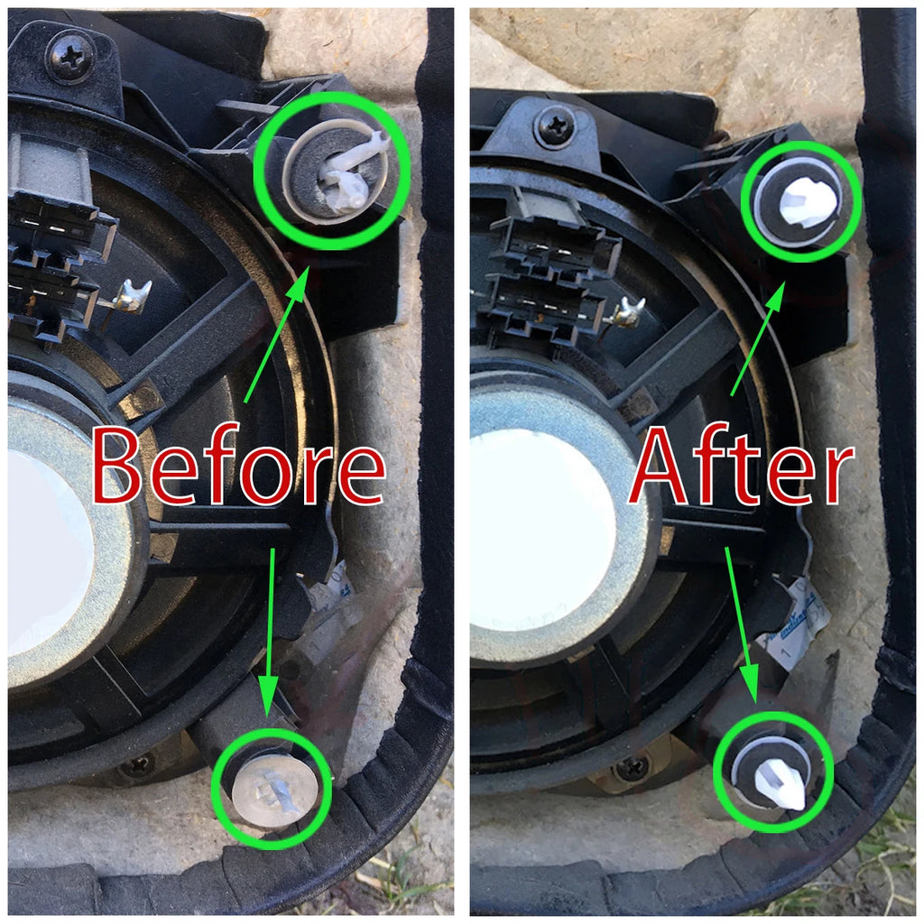 10 Pcs Anti Rattle Door Card Interior Panel Trim Clips For BMW