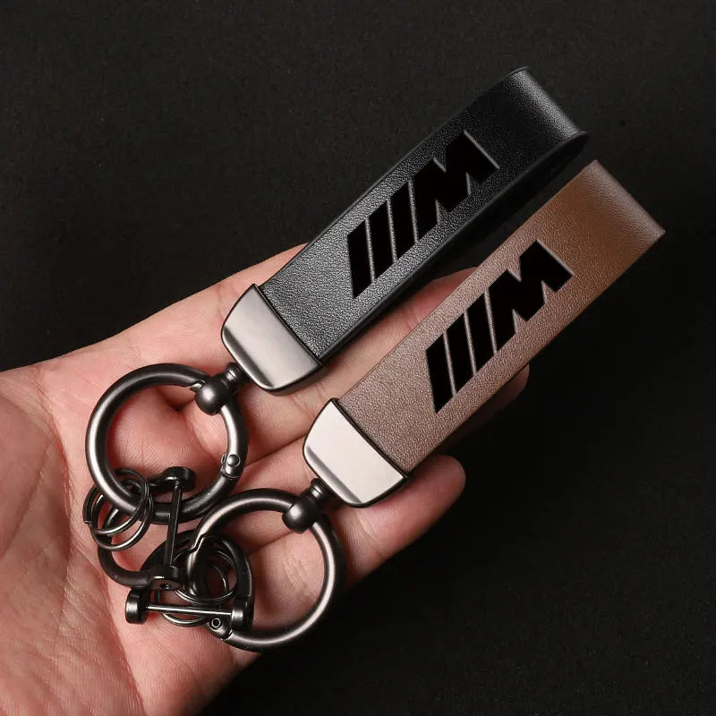 BMW Luxury Leather Key Ring**