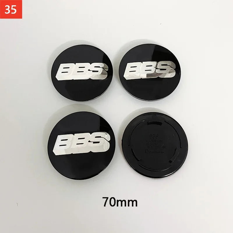 BBS Hub Center Cap Cover Set – Multiple Sizes