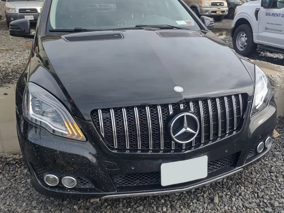 Mercedes Front Grille Logo with LED Lighting for W176 A-Class.