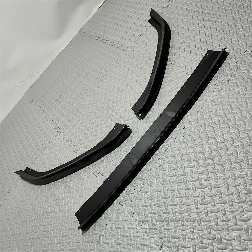 TCR Style Gloss Black Front Bumper Splitter Lip for VW Golf 7.5 GTI