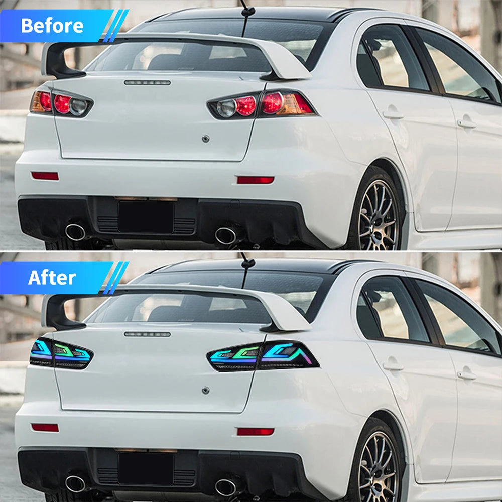 Dynamic LED Tail Light Assembly for Mitsubishi Lancer EVO-X (2008-2018)