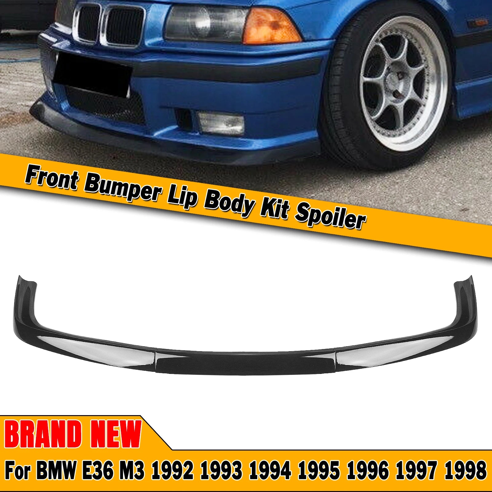 Front Bumper Lip For BMW E36 M3 Bumpers