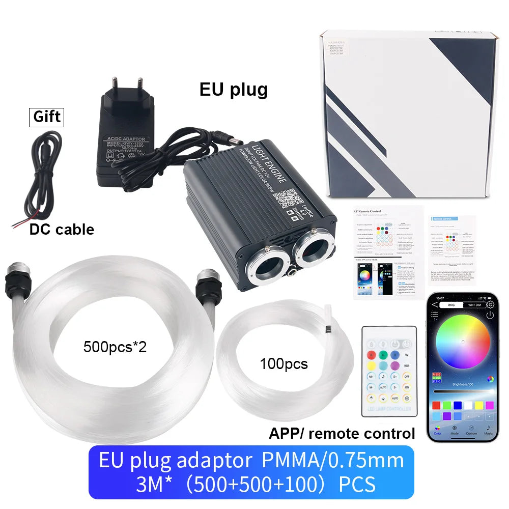 DIY 16W Car Starlight/ Sky Light RGB Interior Kit