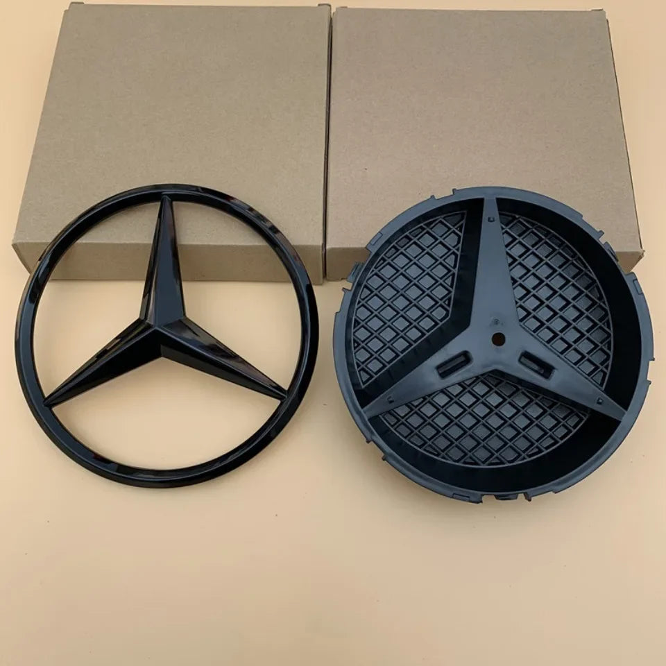 Mercedes Front Grille Logo with LED Lighting for W176 A-Class.