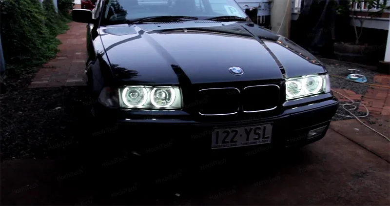 BMW 3 Series E30 E36 E46 E39 E38  Headlight Halo Angel Demon Eyes Kit Angel Eyes Light