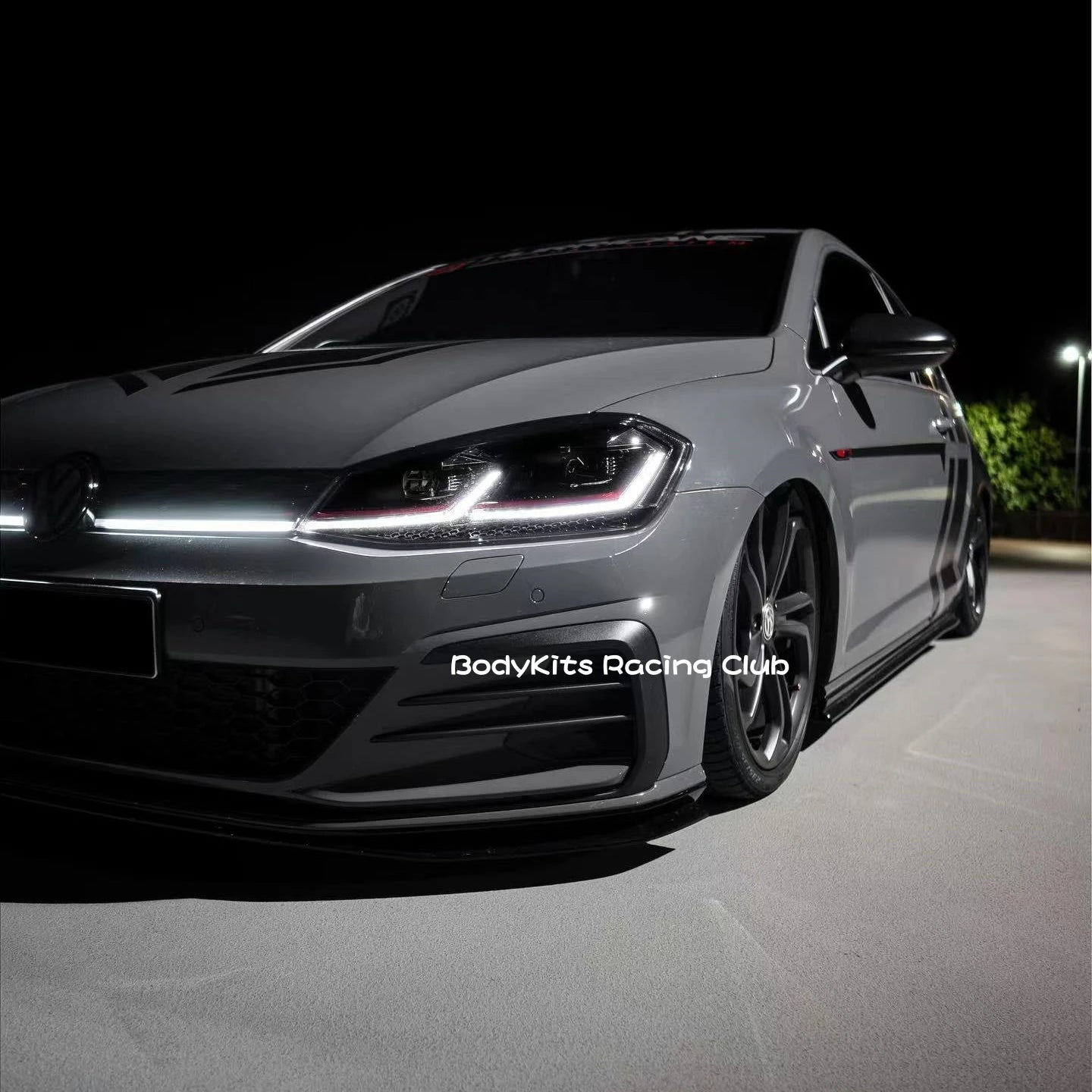 LED Front Bumper Grille Lights DRL for Volkswagen Golf MK7.5 GTI/GTD/R (2017-2020)