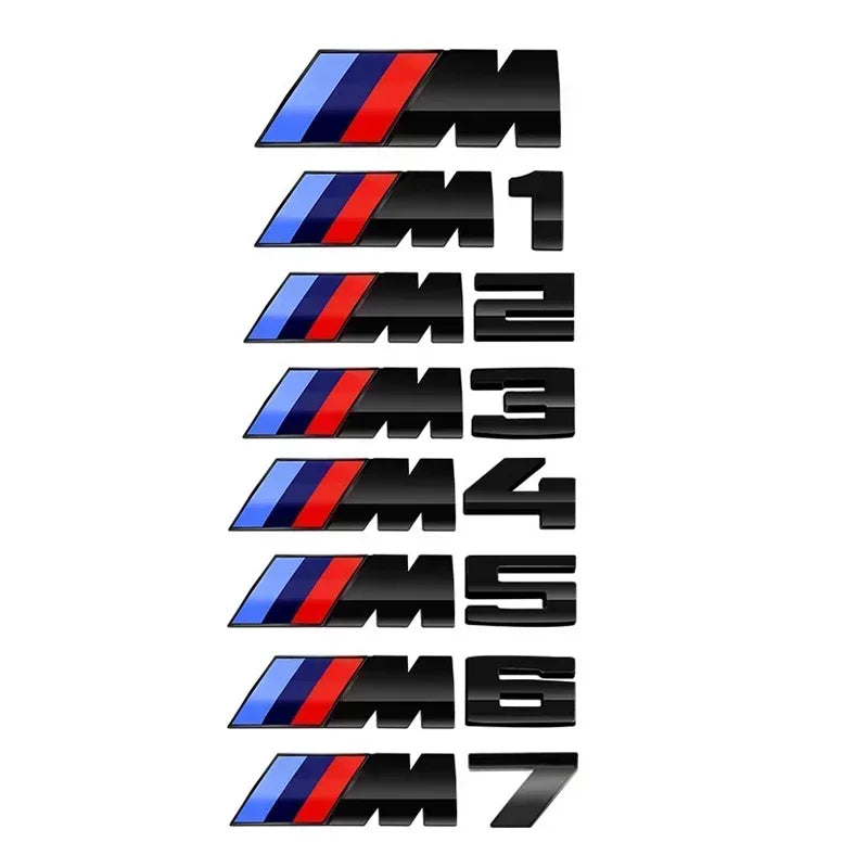 3D M Sport Emblem Badge – BMW M Series (M1 / M2 / M3 / M4 / M5 / M6 / M7)