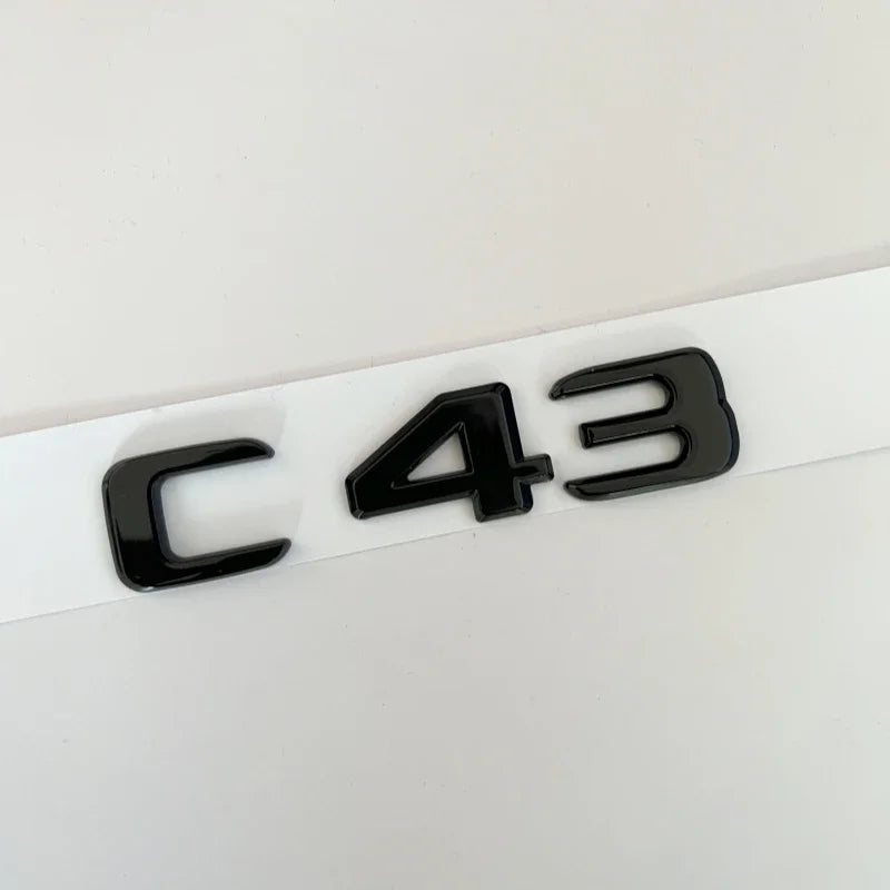 Mercedes-Benz C-Class Trunk Letter Emblems