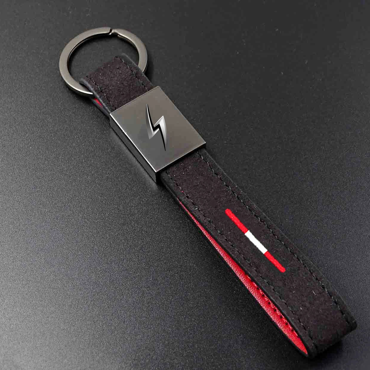 Alcantara Leather Keychain for Nissan Models