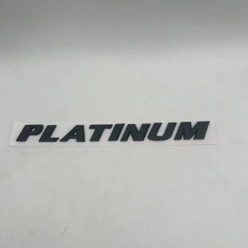 1pcs 3D ABS PLATINUM Emblem badge