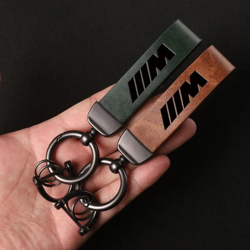 BMW Luxury Leather Key Ring**