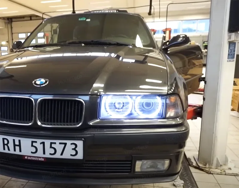 BMW 3 Series E30 E36 E46 E39 E38  Headlight Halo Angel Demon Eyes Kit Angel Eyes Light