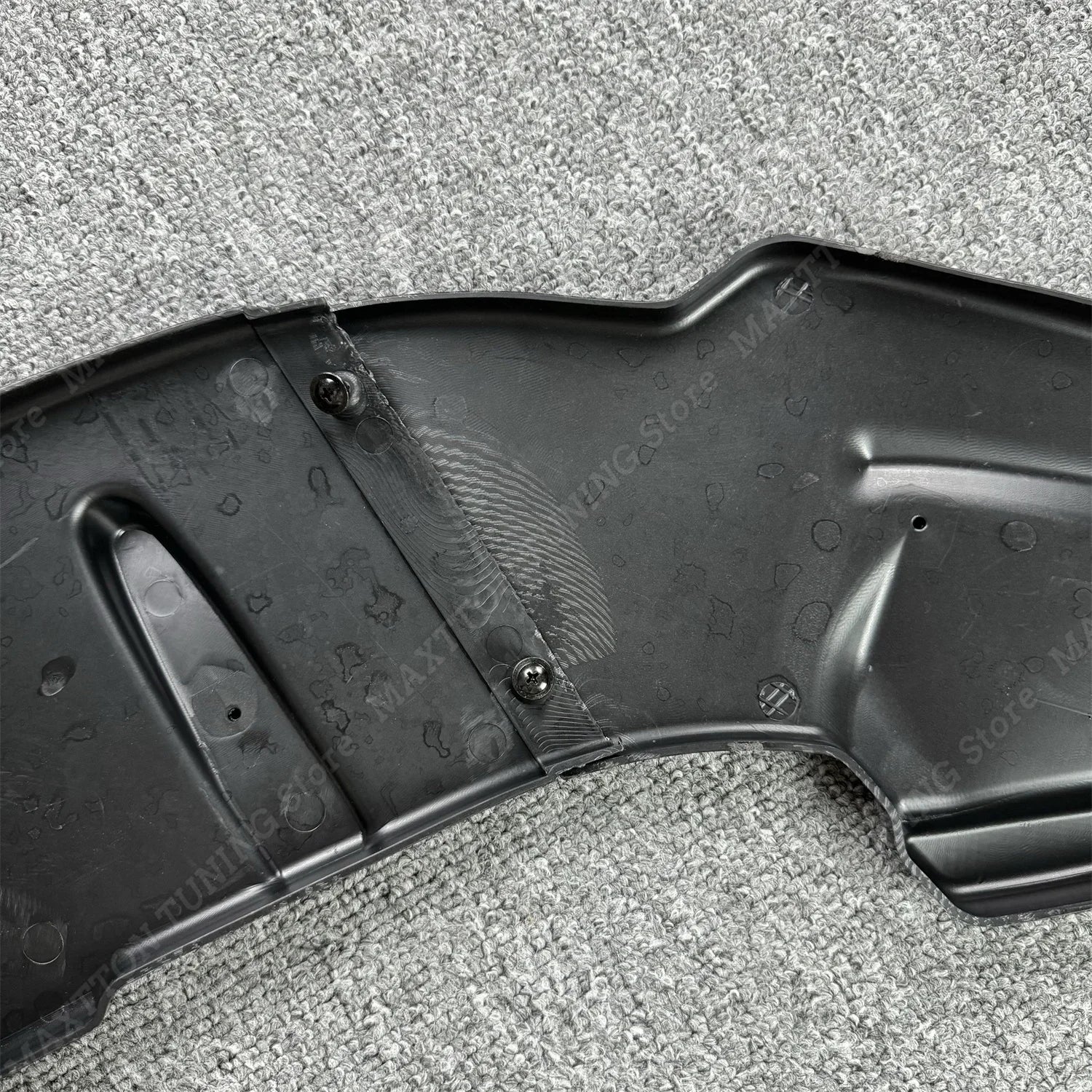 3-Piece Maxton Style Front Bumper Splitter for VW Golf MK7/MK7.5 R GTI GTD R-Line (2012-2019)