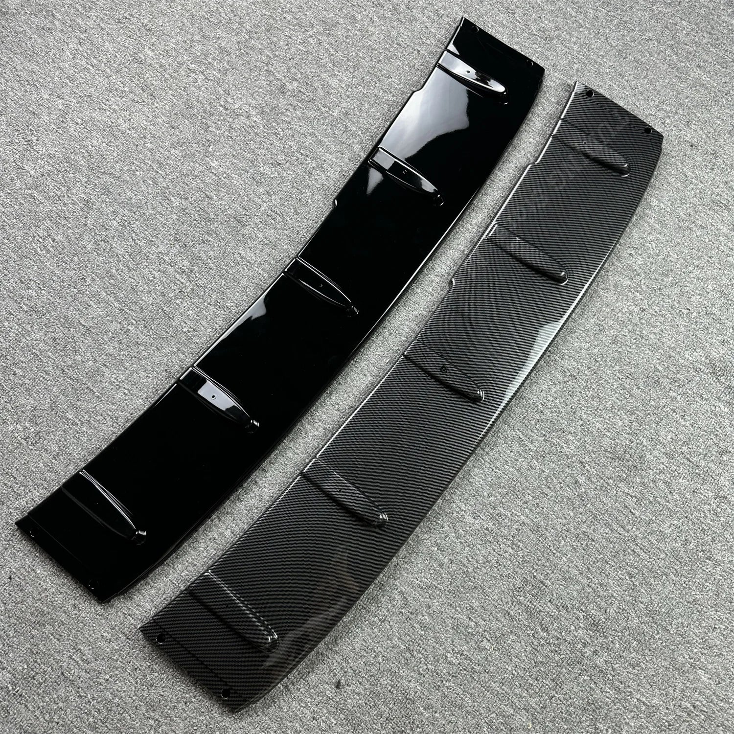 3-Piece Maxton Style Front Bumper Splitter for VW Golf MK7/MK7.5 R GTI GTD R-Line (2012-2019)