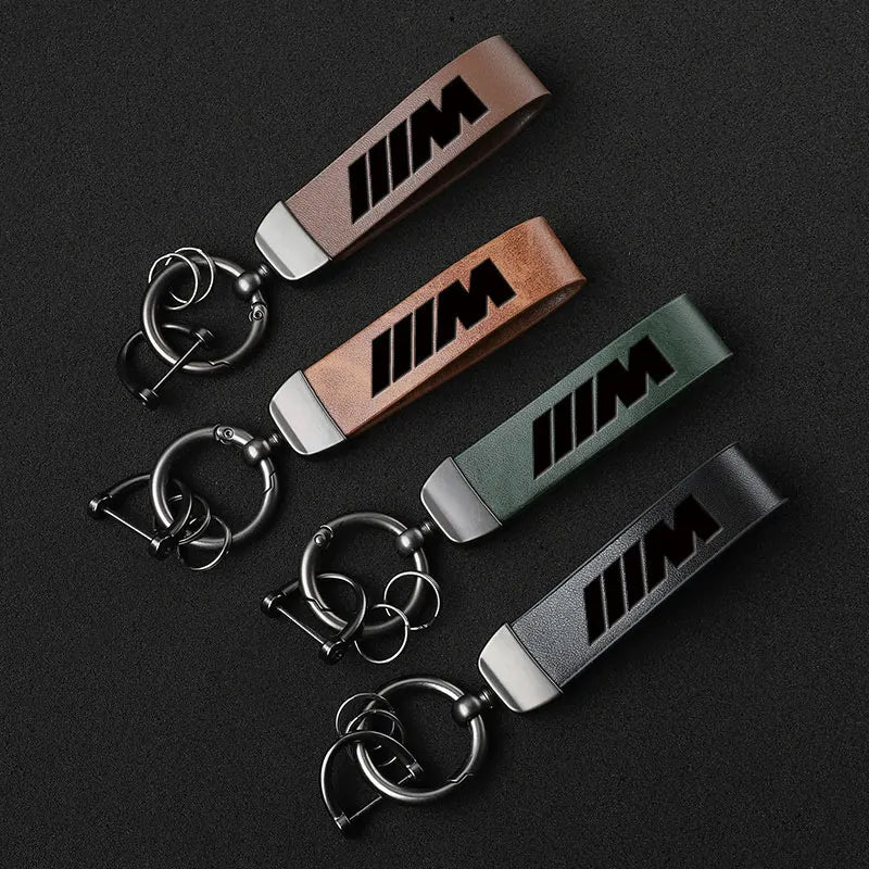 BMW Luxury Leather Key Ring**