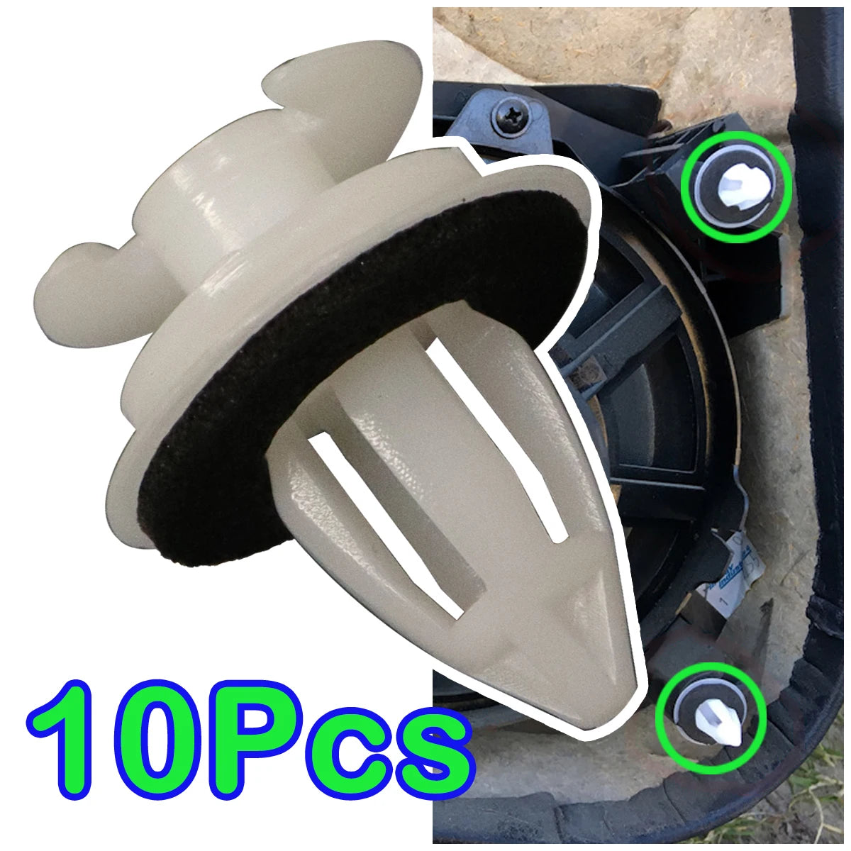 10 Pcs Anti Rattle Door Card Interior Panel Trim Clips For BMW