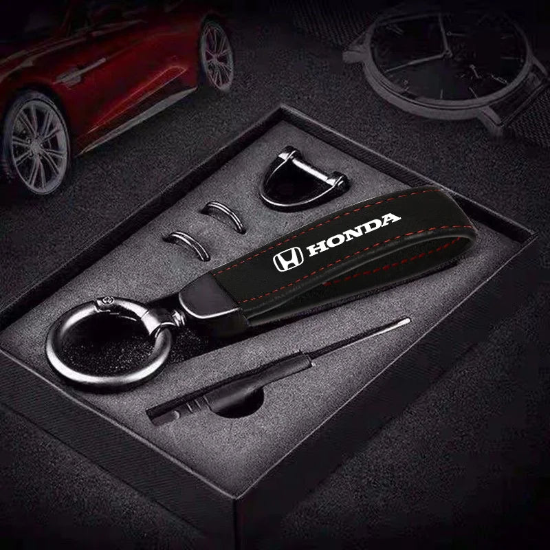 Honda Leather Key Chain