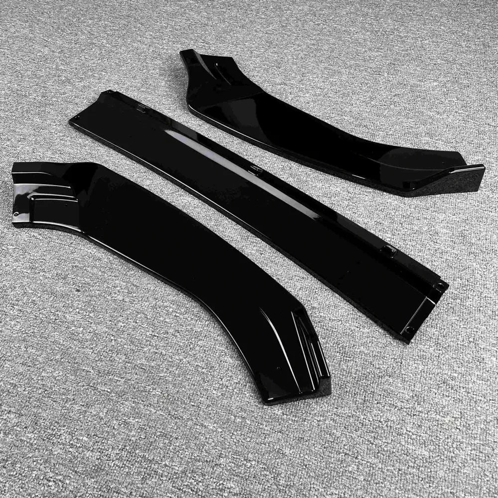 Maxton Style Gloss Black Front Bumper Splitter for VW Golf 7 & 7.5