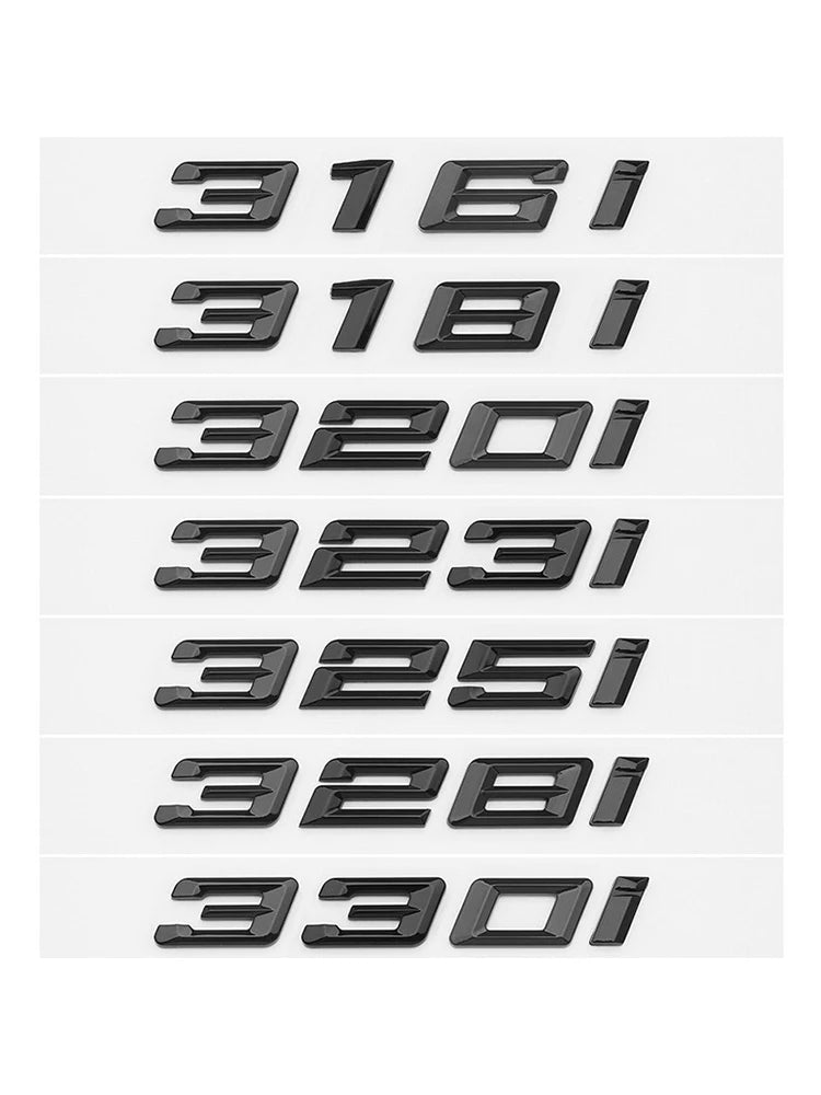 BMW Badge Emblem – For BMW 3 Series 316i / 318i / 320i / 323i / 325i / 328i / 330i (E46 / E90 / E91 / F30 / G20)