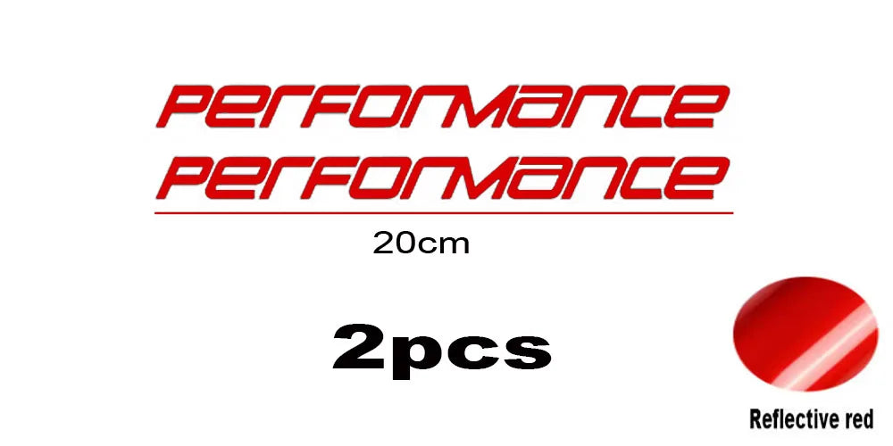 2pcs Performance Clubsport Stickers for Volkswagen Golf Series