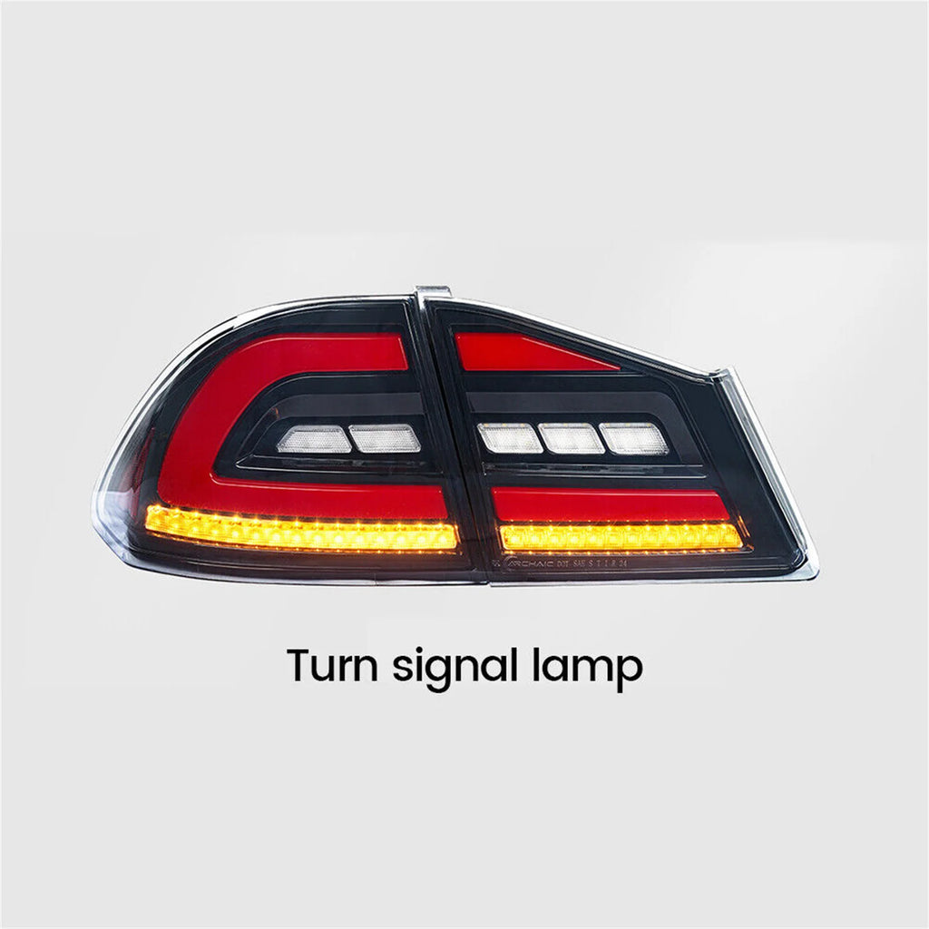 2PCS Sequential Rear LED Tail Light For Honda Civic 2005-2012 FD2