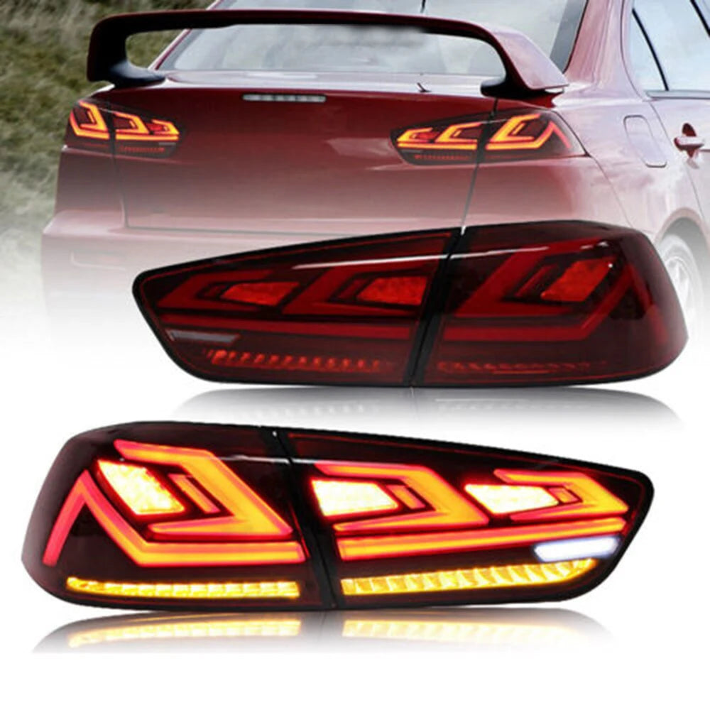 Dynamic LED Tail Light Assembly for Mitsubishi Lancer EVO-X (2008-2018)