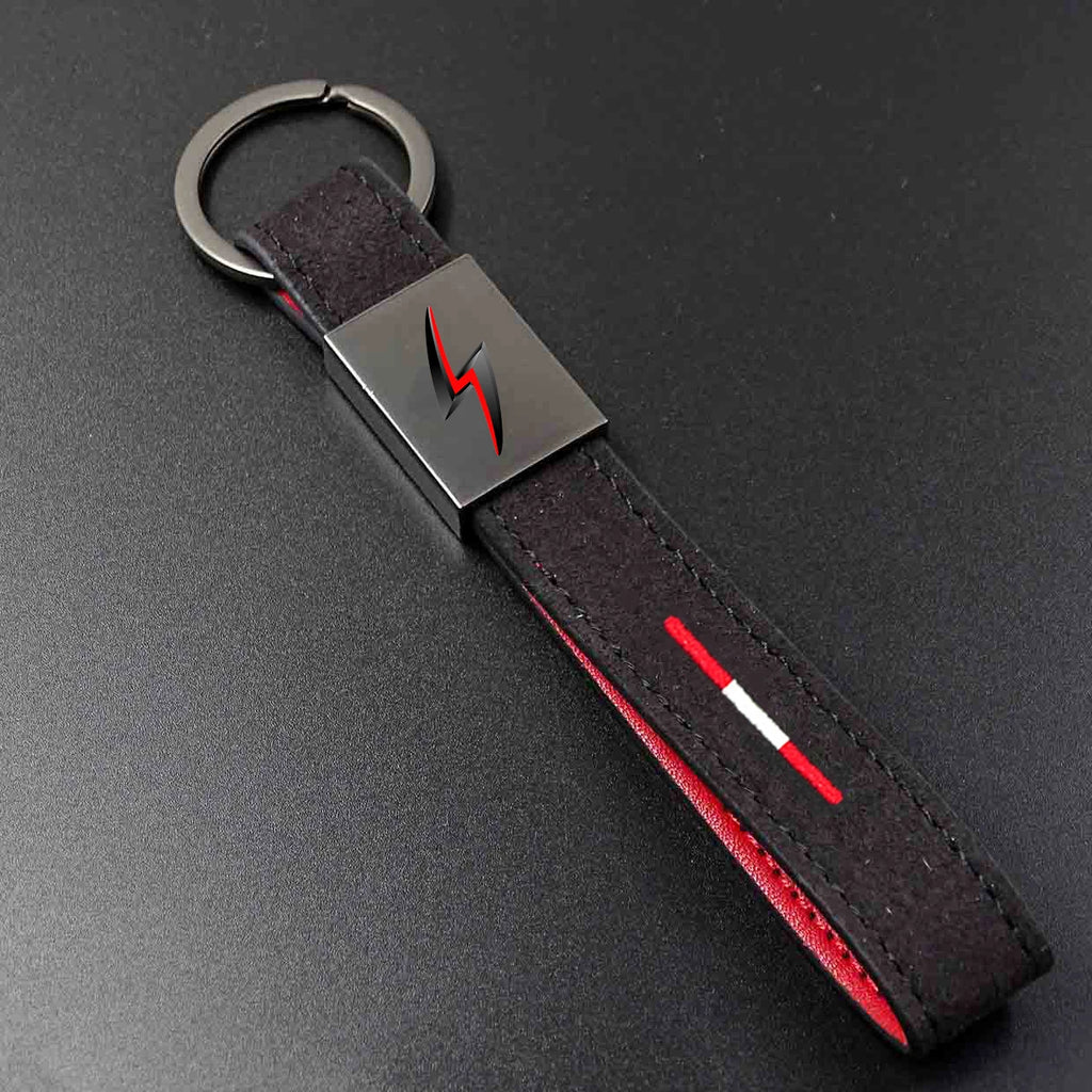 Alcantara Leather Keychain for Nissan Models