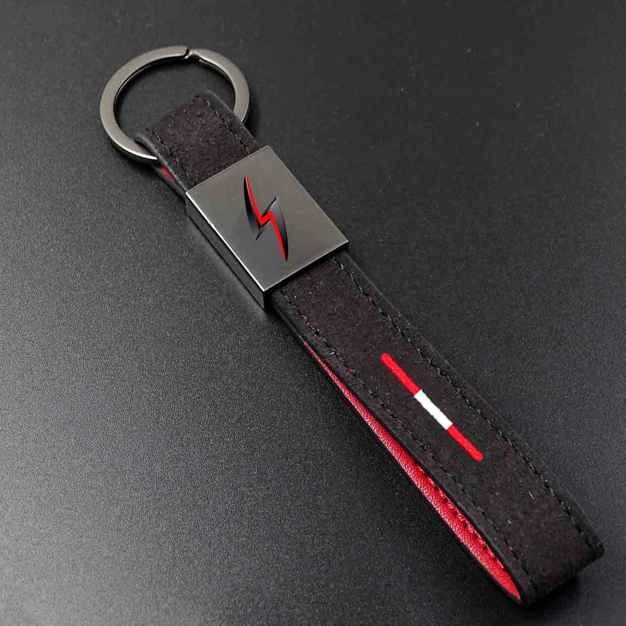 Alcantara Leather Keychain for Nissan Models