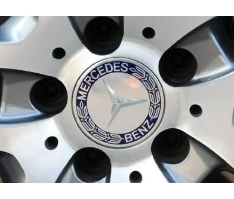 Mercedes-Benz 75mm Wheel Hub Center Cap Set (4-Piece)