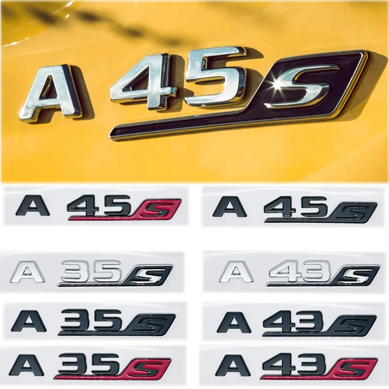 Trunk Emblem Badge for Mercedes-Benz A35/A45/A45S AMG