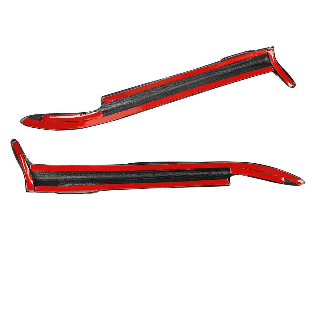 Carbon Fiber Front Bumper Headlight Eyelid Trims for BMW E36 (1992-1998)