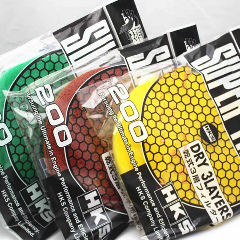 HKS High Flow Mushroom Head Air Filters for Cold Air Intake – (60mm, 80mm, 100mm)