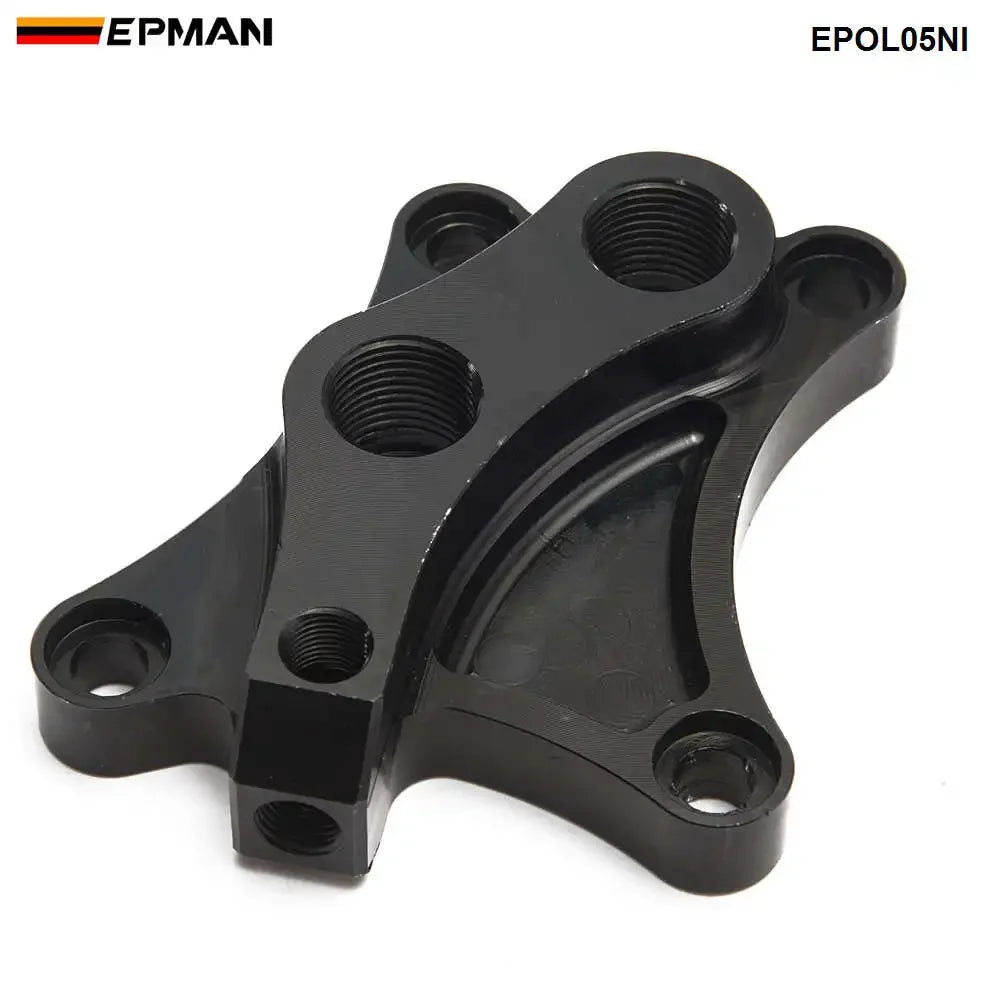 EPMAN Oil Block Sandwich Adapter for SR20DET Nissan  S13, S14, and S15