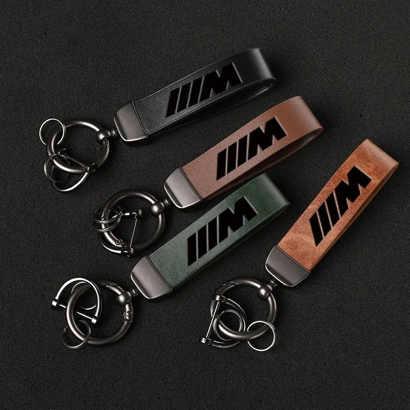 BMW Luxury Leather Key Ring**