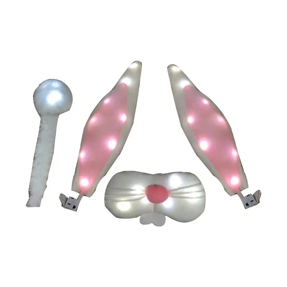 LED Glowing Antlers Christmas Car Decoration