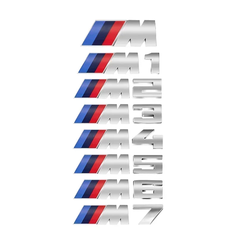3D M Sport Emblem Badge – BMW M Series (M1 / M2 / M3 / M4 / M5 / M6 / M7)