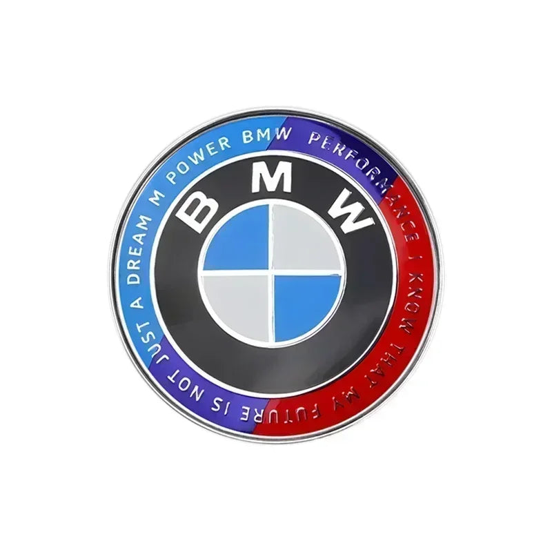 BMW Aluminum Badge – 82mm (2-Hole / 3-Hole)