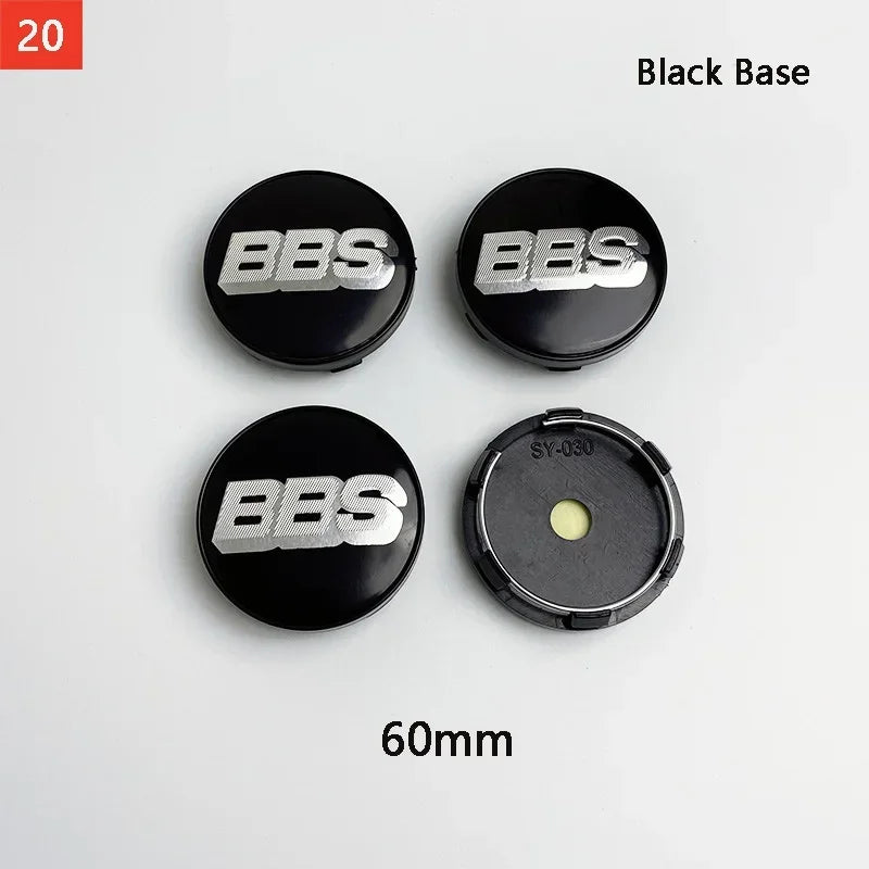 BBS Hub Center Cap Cover Set – Multiple Sizes